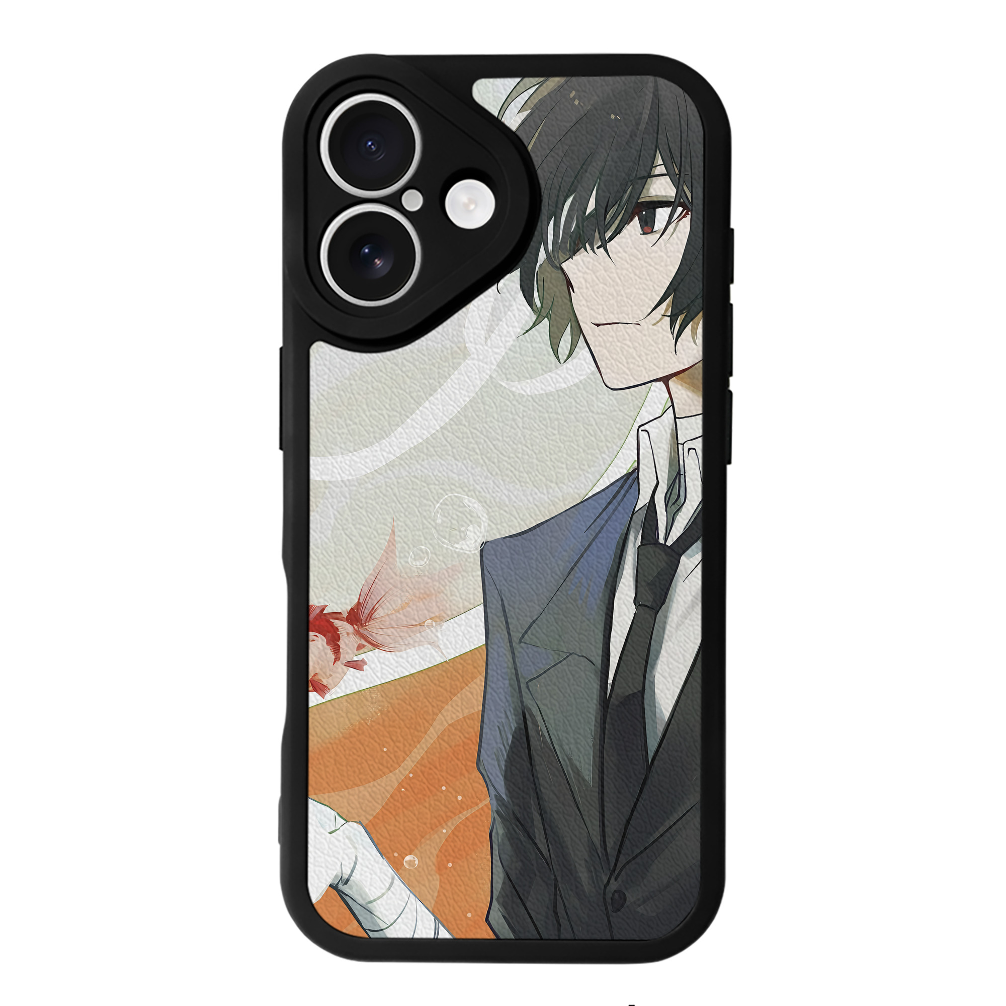 （画像用） 文豪ストレイドッグス Bungo Stray Dogs 【iPhone 16シリーズ対応】シリコンスマホケース（レザー調） 材質：シリコン